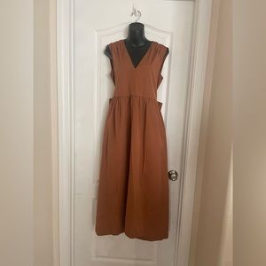 COPY - Jenni Kayne Kate Maxi Sleeveless V-Neck Dress in Canyon.